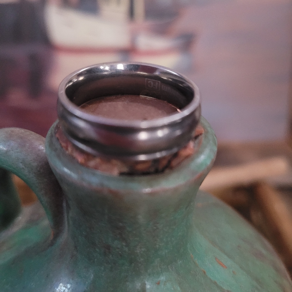 Titanium ring. Size. 11 - Picture 3 of 8